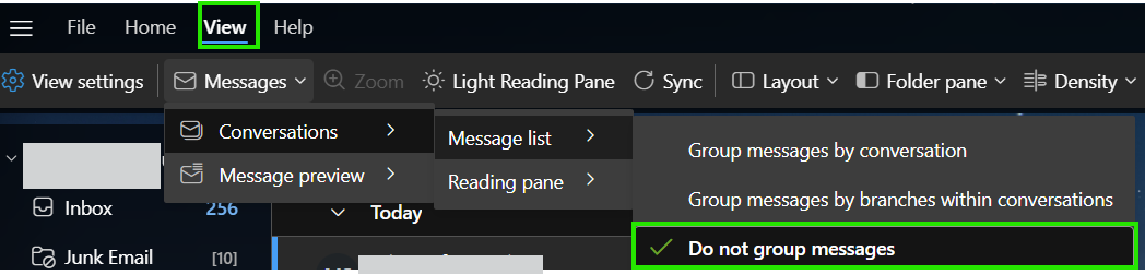 How to avoid individual responses from a group email from being hidden ...
