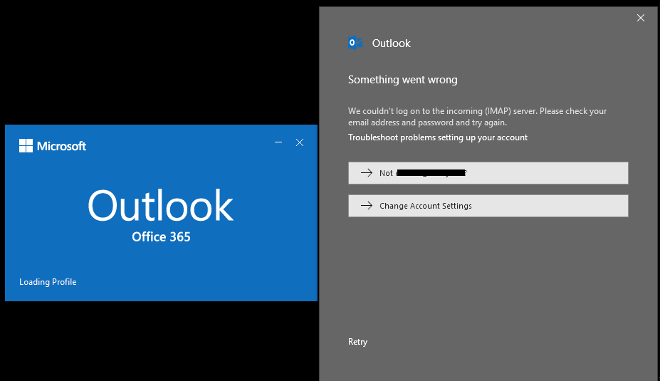 Cannot log in to live.com email from Outllook 365 - Microsoft Q&A
