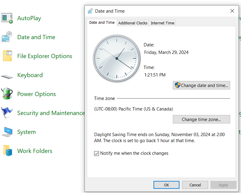 Date and Time - Microsoft Q&A