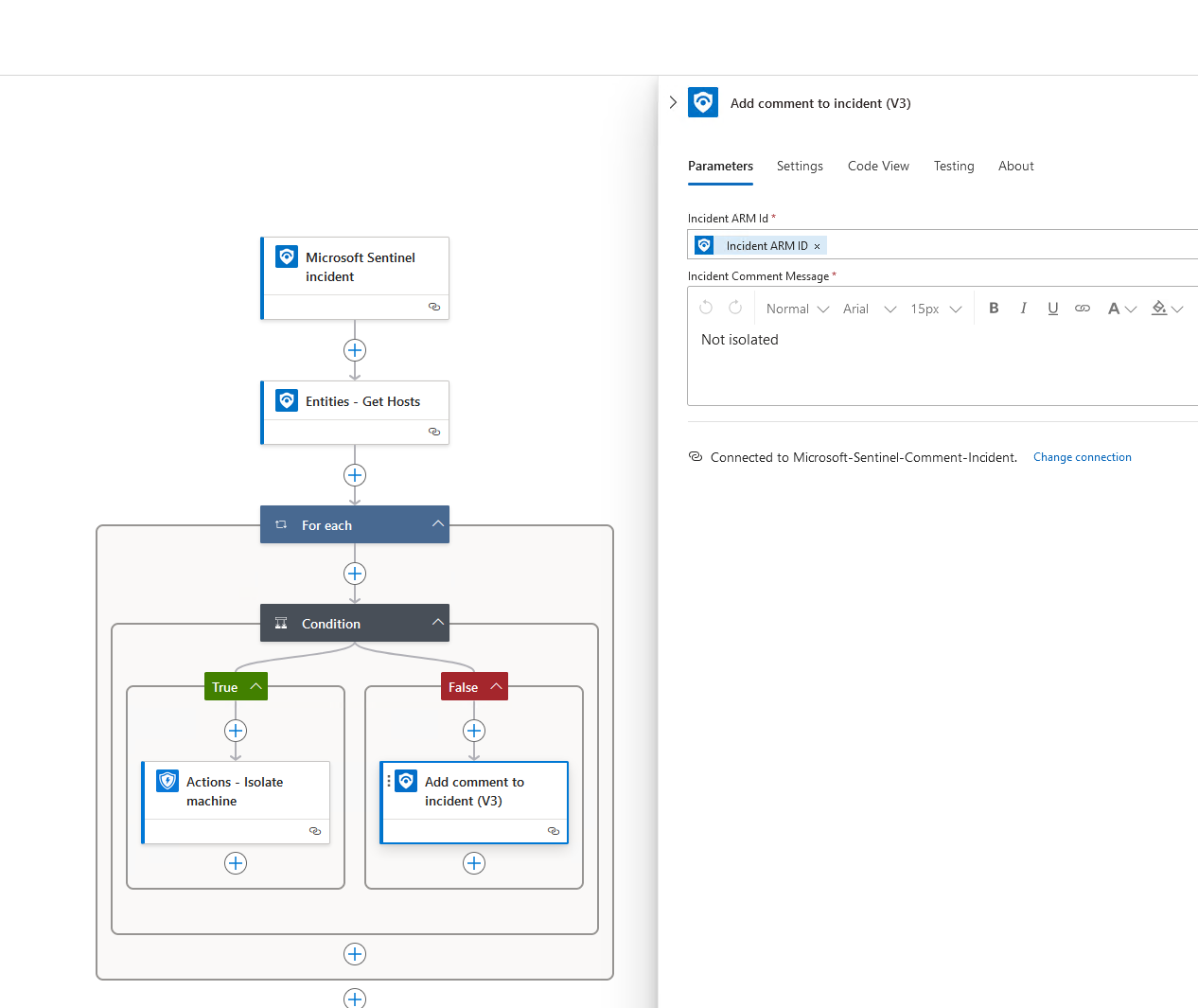 Isolate Machine -playbook in Sentinel - Microsoft Q&A