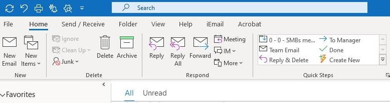 Outlook mailbox name on the ribbon - Microsoft Q&A
