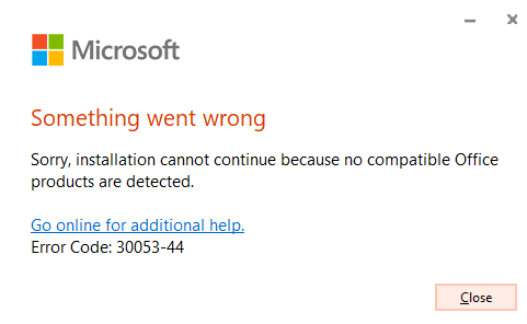 Microsoft error - Microsoft Q&A