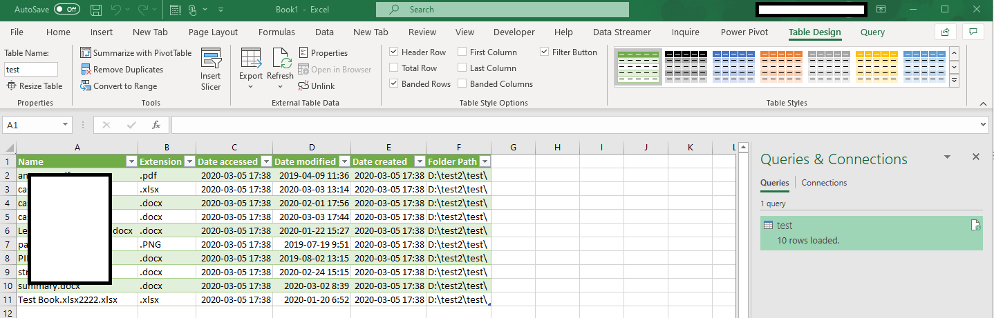 Unable to Get Data from Folder - Microsoft Q&A