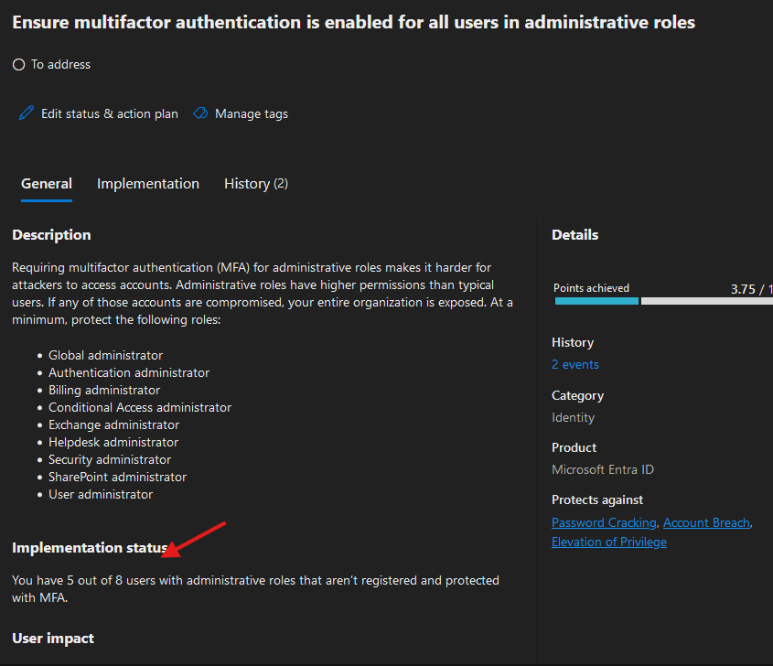 How do I view users with administrative roles that aren’t registered ...