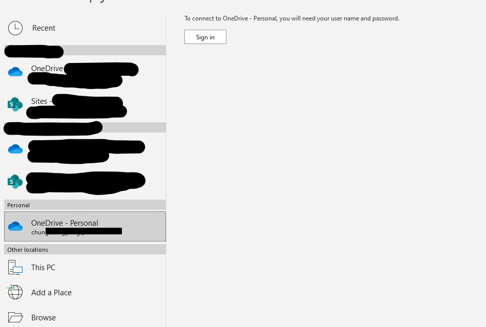 Strange onedrive save location in office - Microsoft Q&A