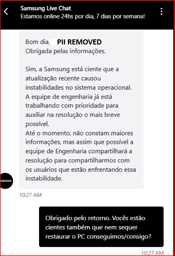 chat samsung