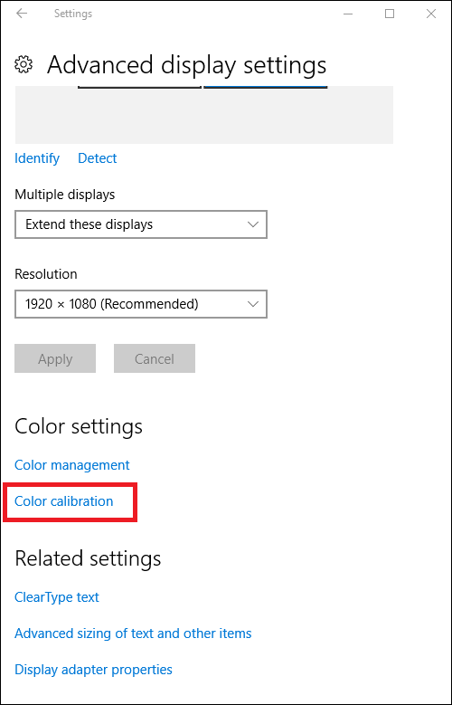 Color Management - broken on my machine. Does it ever work? Windows 10 ...