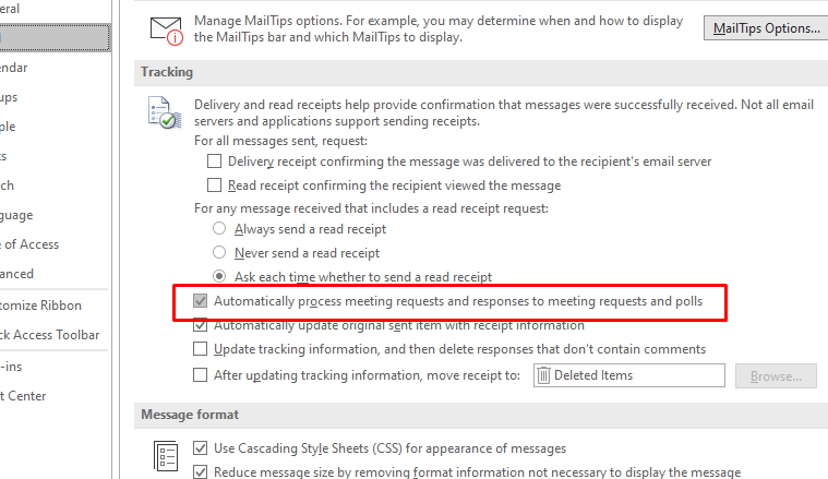 Room Resource Sending Email Notifications to a User Not Involved in ...