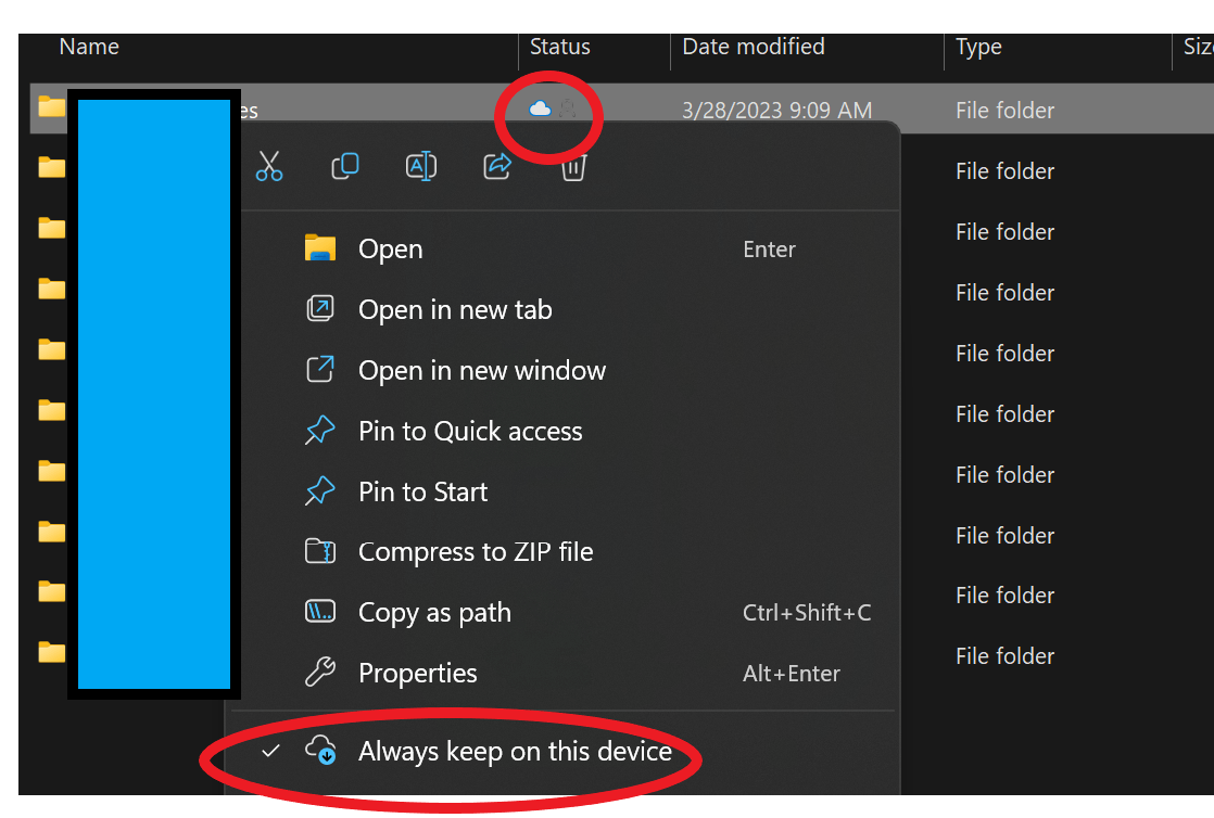 Why Does "Always Keep On This Device" Not Work Sometimes? - OneDrive  Windows - Microsoft Q&A