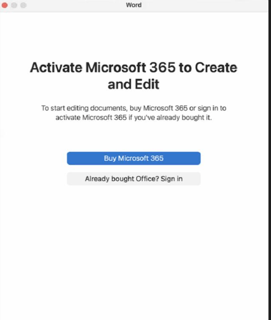 Unable to sign in to the Office Apps on the MAC and WINDOWS - Microsoft Q&A