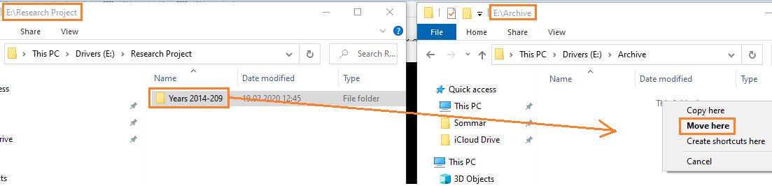 Move a file but leave a shortcut in its original location - Microsoft Q&A
