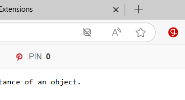 I have a very annoying icon in my window of my Edge browser - Microsoft Q&A