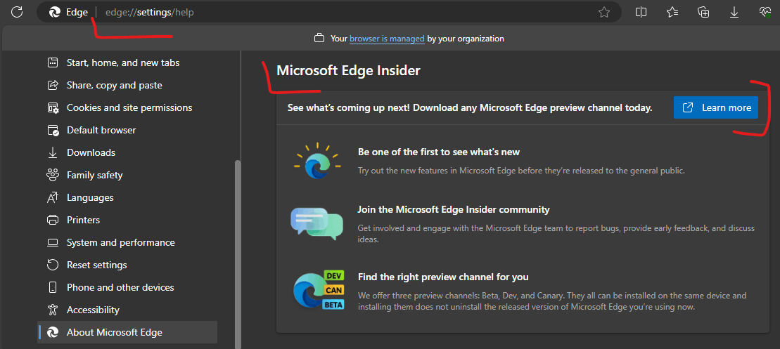 Edge displaying white box over text. - Microsoft Q&A