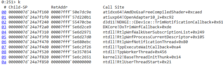 D2D render may encounter freeze or crash issue in D2D or GPU vender ...