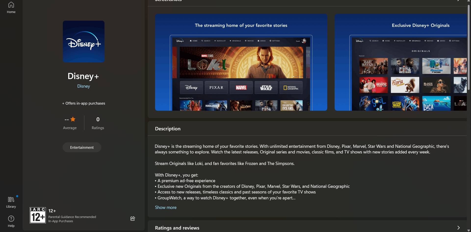 disney+ is not available in microsoft store - Microsoft Q&A