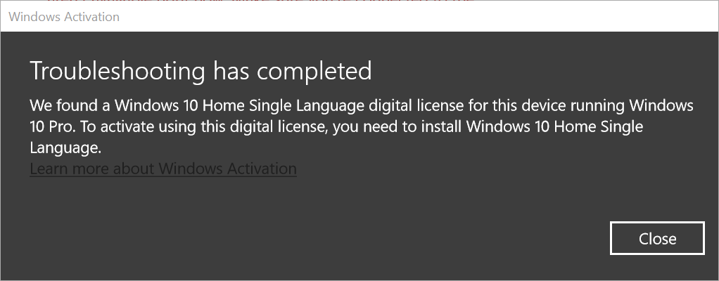 Windows 10 Activation Errors - Running Win10 Pro when digital license ...