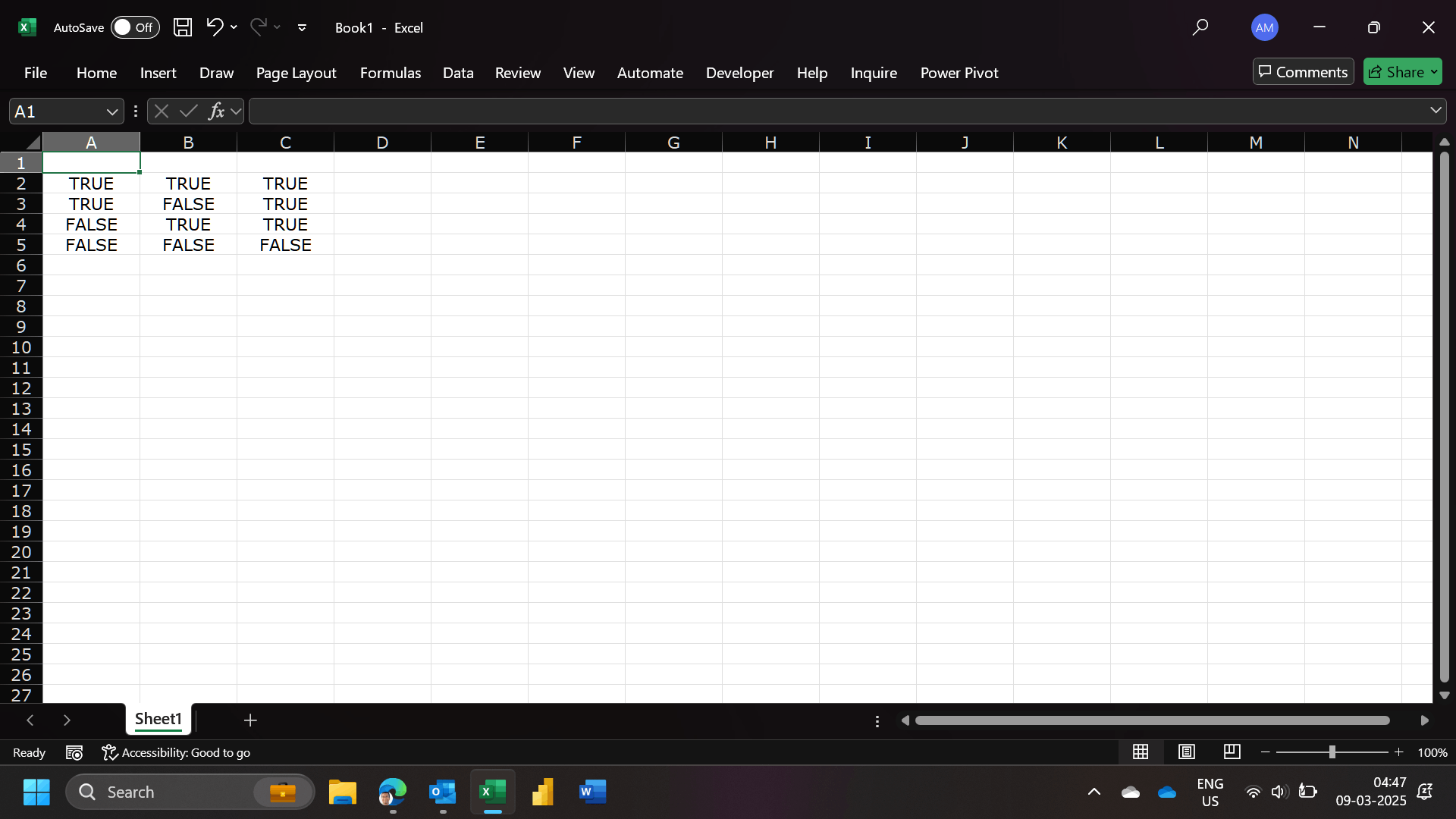 OR between two arrays, element by element - Microsoft Q&A