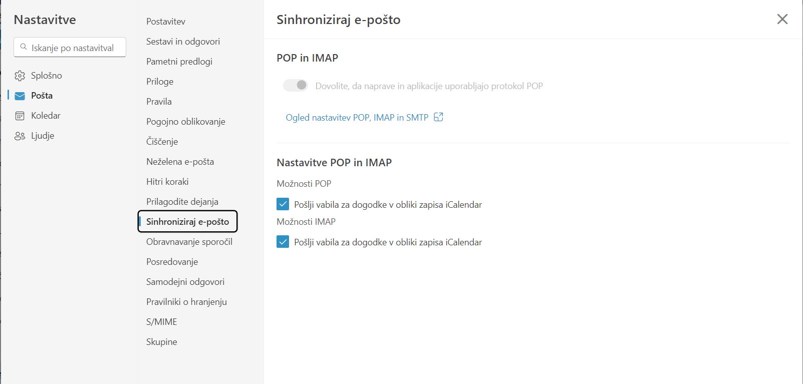 Can't Enable POP access in Outlook.com - Microsoft Q&A
