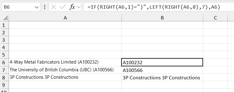 Text functions combined with If Statement - Microsoft Q&A