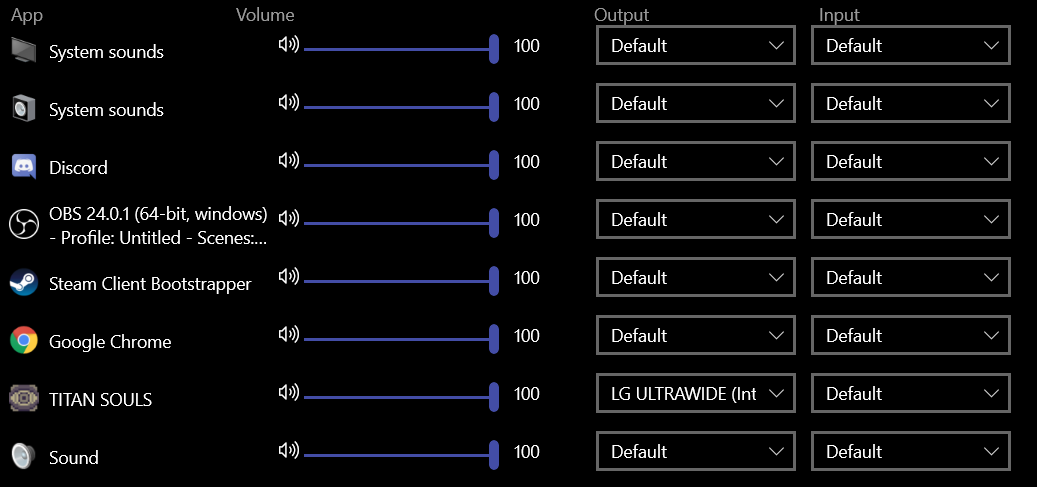Application ignores where I tell it to output audio. - Microsoft Q&A