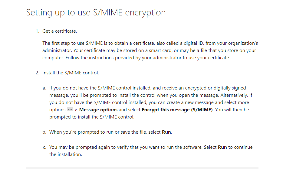 outlook web app encrypt button replaced with more option button ...