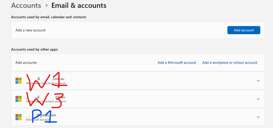 Can't remove old work account from Microsoft - Microsoft Q&A