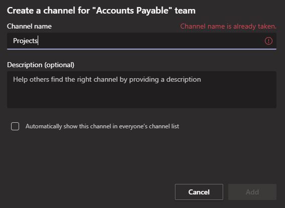 Unable to Restore a Deleted Channel - Microsoft Q&A