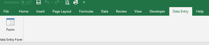 Excel - Creating Data Entry Forms - Microsoft Q&A