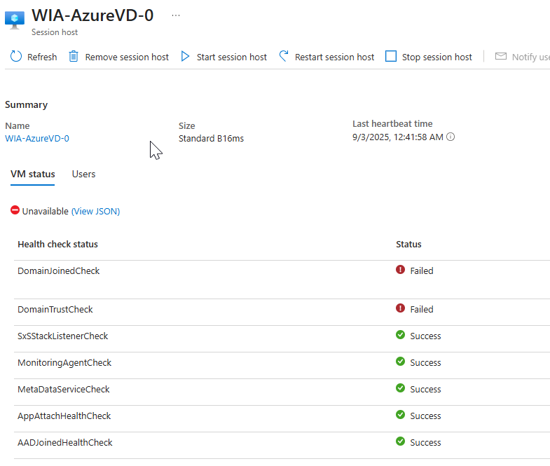 2025-09-03 00_46_23-WIA-AzureVD-0 - Microsoft Azure and 8 more pages - Work - Microsoft​ Edge