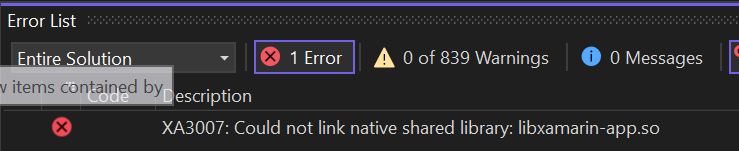 Error_build_project