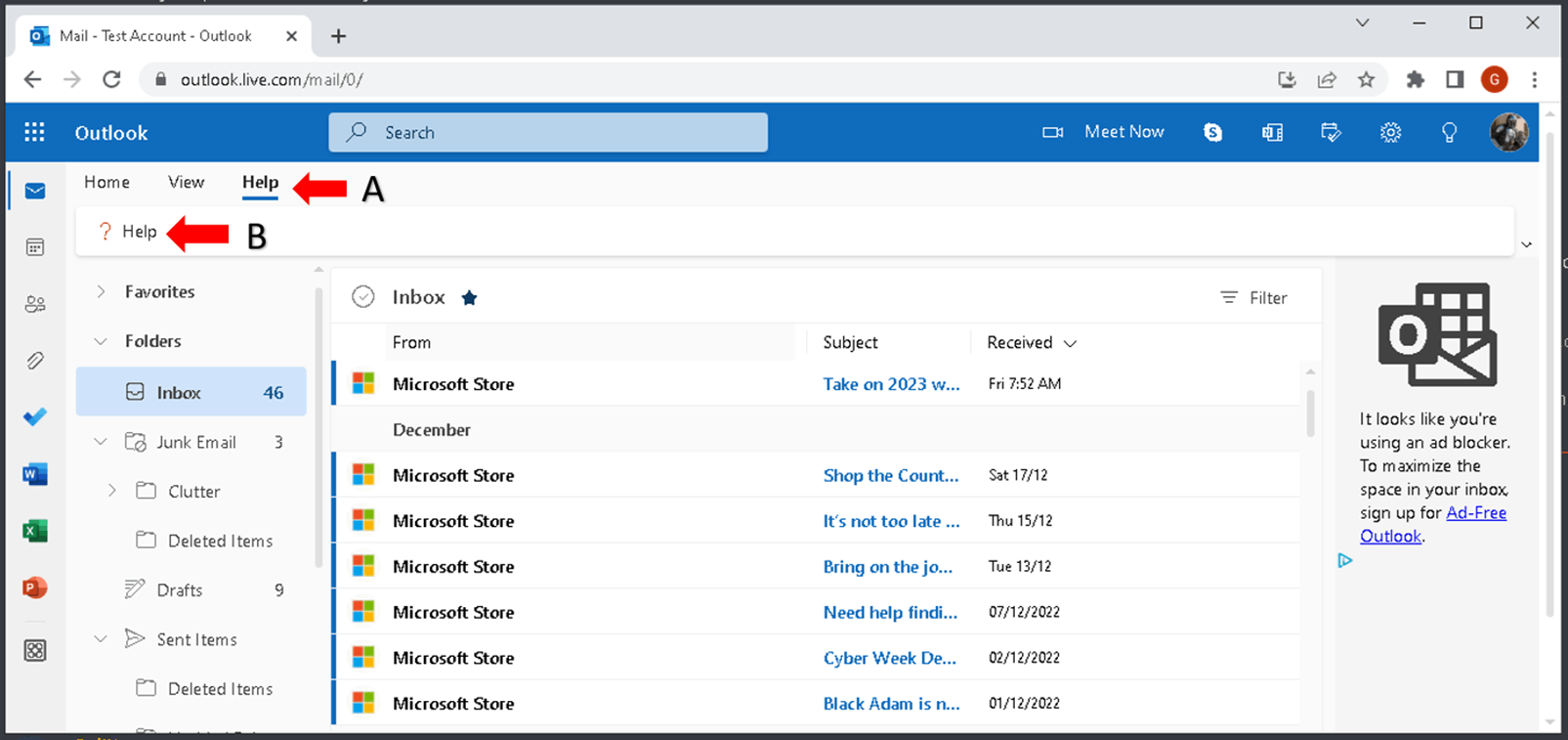 I cannot see or delete legacy inbox rules in my hotmail account except ...