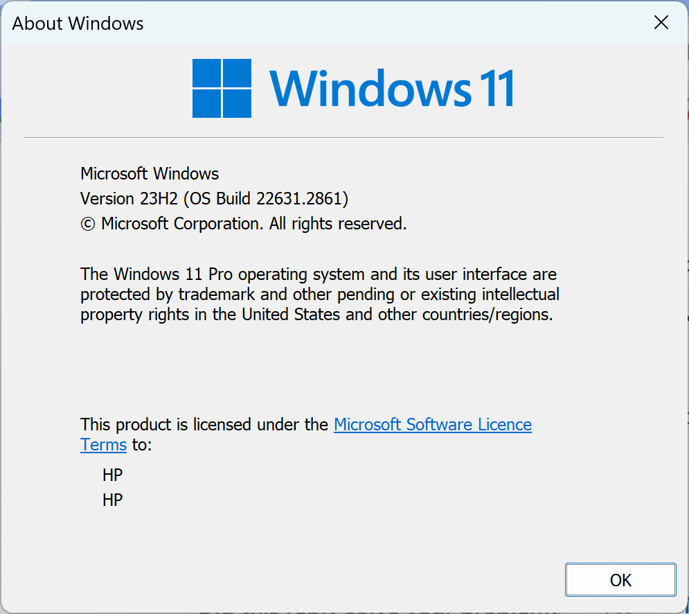 2024-03 Cumulative Update for Windows 11 Version 23H2 for