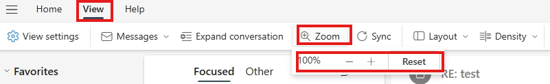 Somehow, my Outlook message display window increased in size to HUGE ...