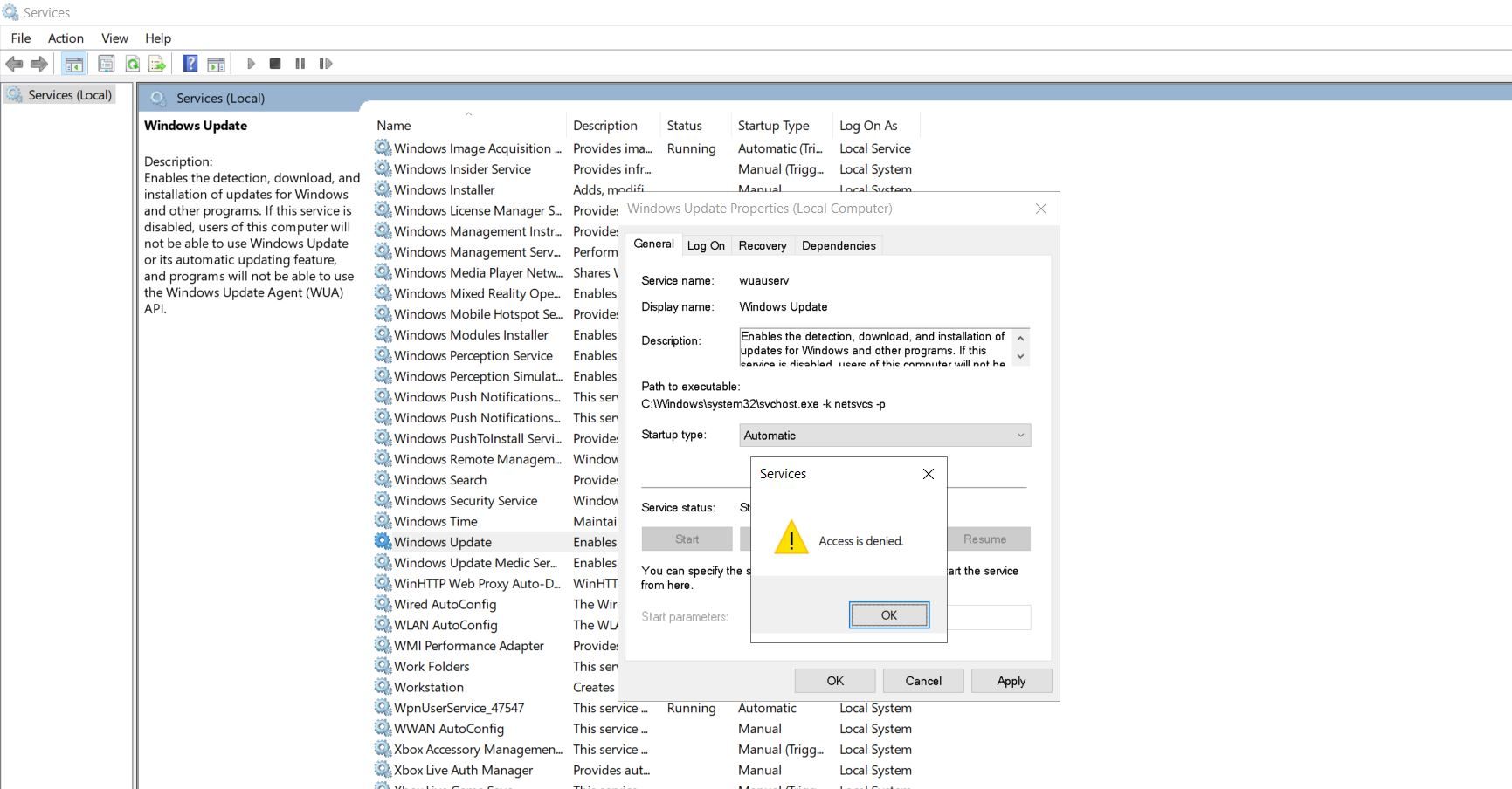 How to Turn on the Windows Update Service - Microsoft Q&A