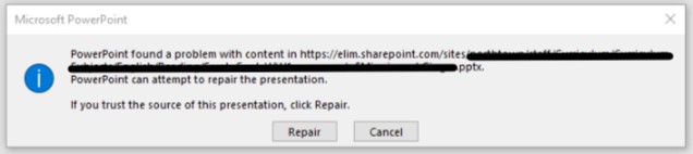 PowerPoint not opening - Microsoft Q&A