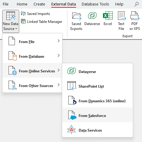 Access and Import from Salesforce - Microsoft Q&A