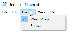 My Text is running off of the page on my Notepad How do I stop this ...