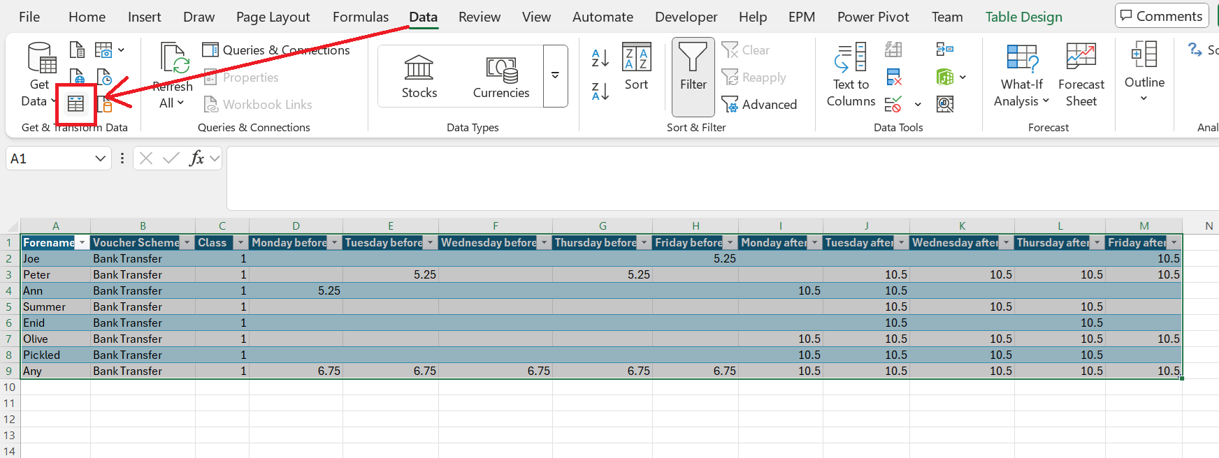 Help with Registers in Excel - Microsoft Q&A
