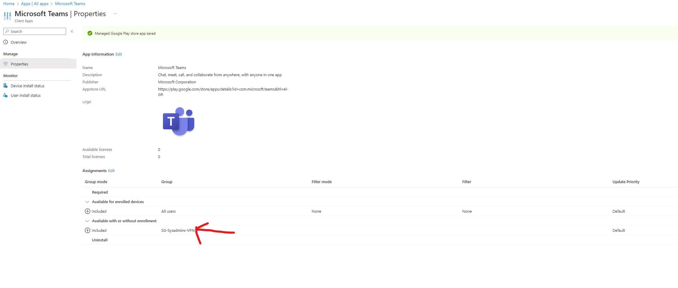 intune company portal android devices question - Microsoft Q&A