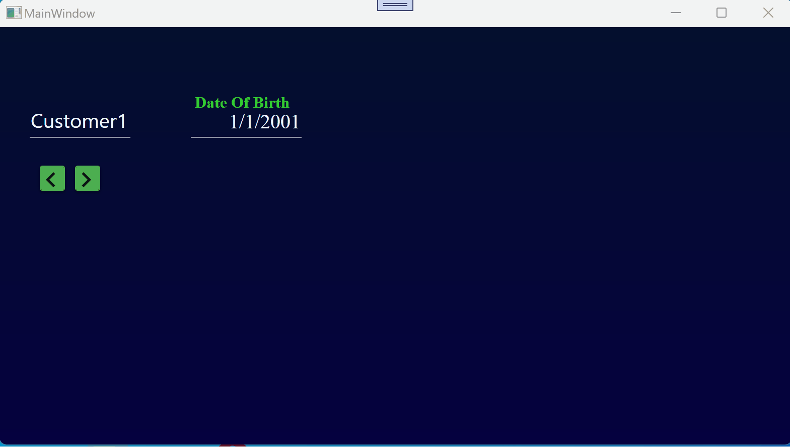 Binding a CustomDateControl to Data Model in WPF C Microsoft Q&A