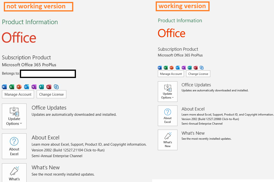 Excel - Office 365 Office 16 - won't open Embedded word docs (*.docx ...