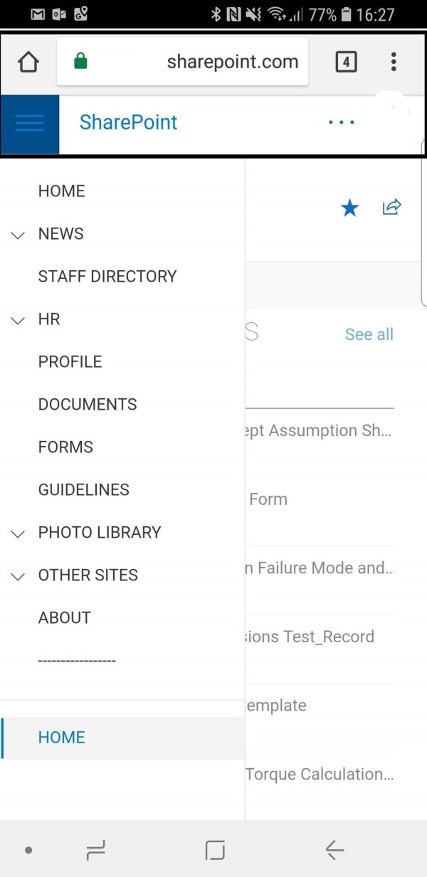Structured Navigation not showing in SharePoint App - Microsoft Q&A