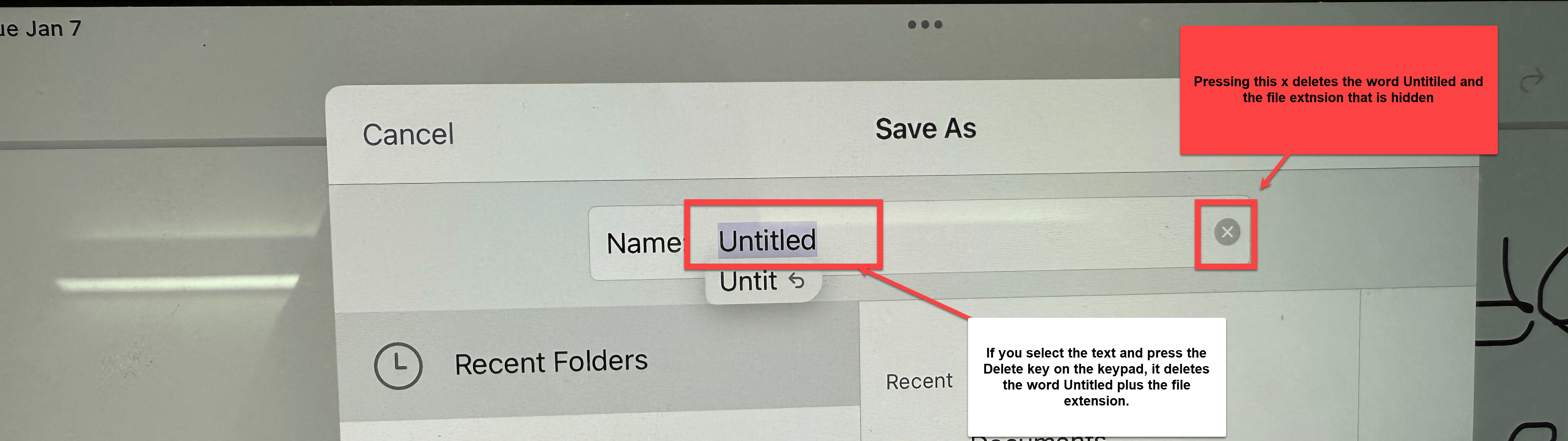 PDF file extension disappears after saving file in OneDrive on iPad ...