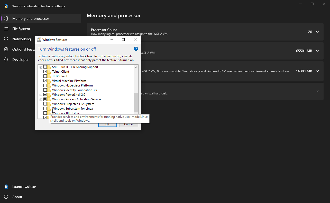 WSL2.0 randomly installed on computer after Windows Update - Microsoft Q&A
