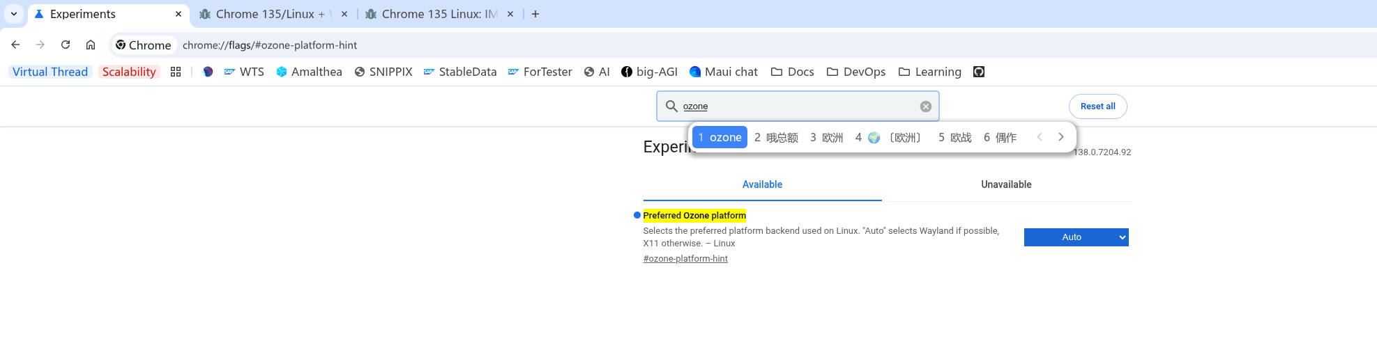 chrome - ime working fine