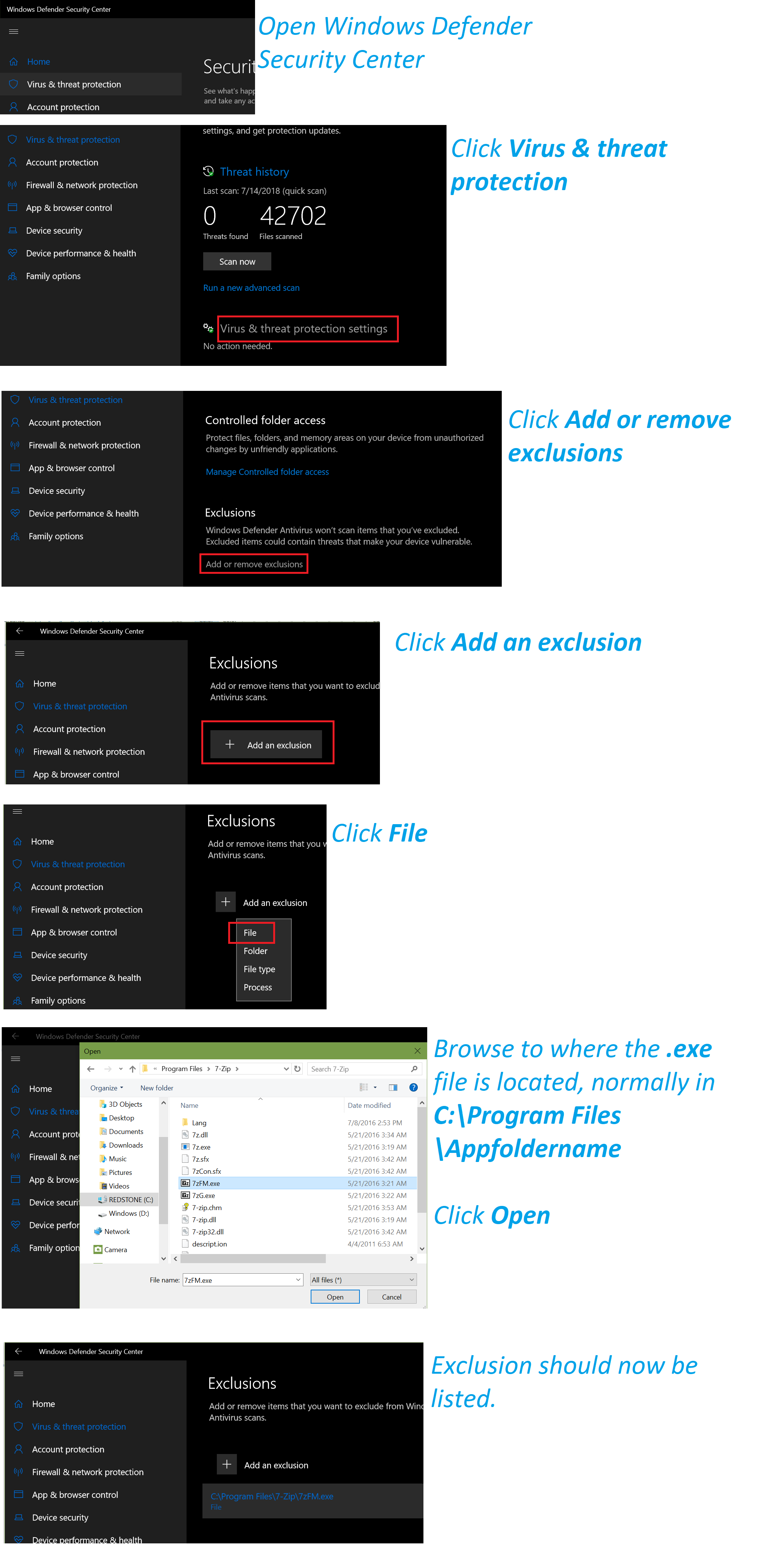 Windows Defender wrongly detect the program - Microsoft Q&A