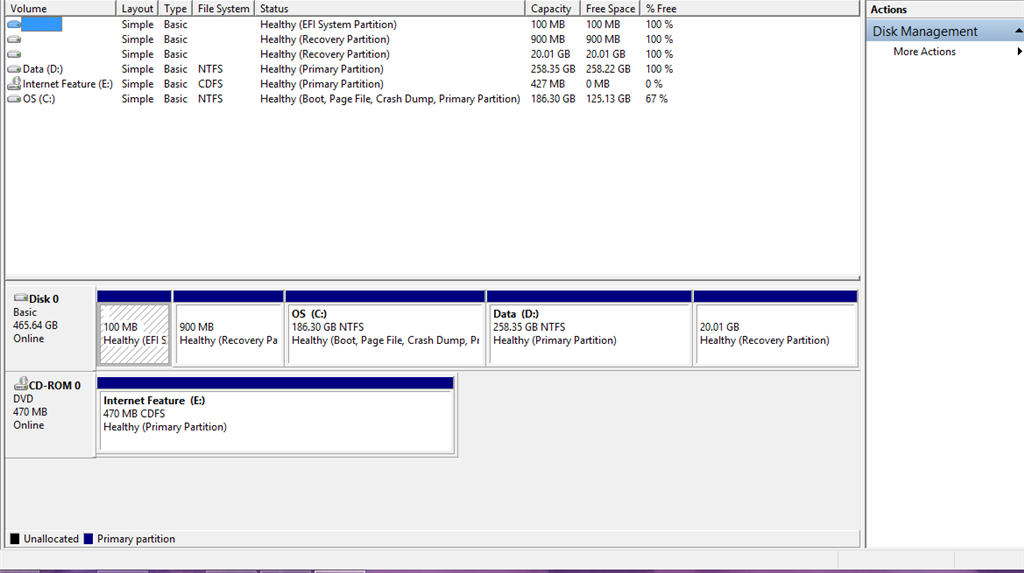 Hard Drive Only Shows 186GB of 500GB - Microsoft Q&A