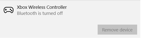 Deleted XBOX Wireless Controller Stuck in "Bluetooth & other devices ...