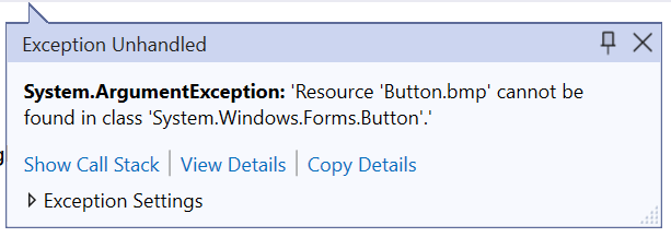 ButtonBmpError