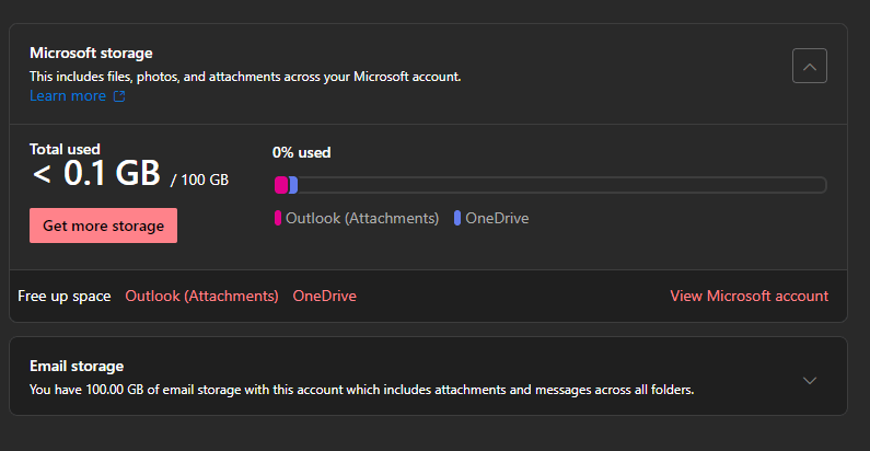 Why does it keep saying im over on storage? - Microsoft Q&A